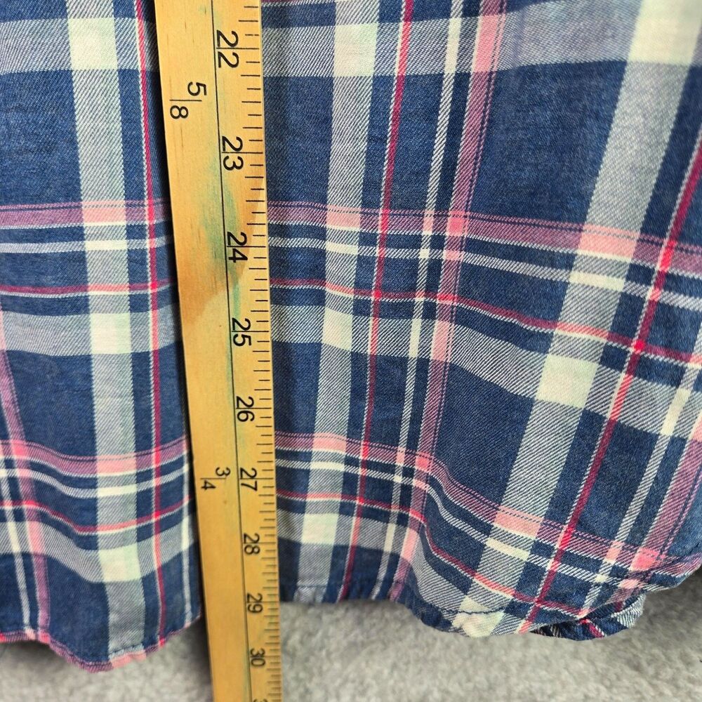 Maurices Plaid Button-up Shirt Womens XL Multicolor Long Sleeve - Picture 9 of 11